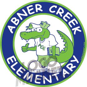 ABNER-CREEK-ELEM-GATOR.jpg Custom Car Magnet - Logo Magnet