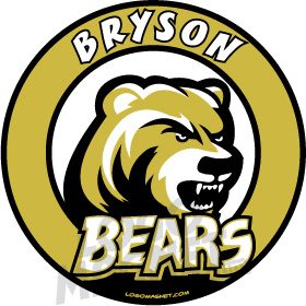 BRYSON-BEARS - Logo Magnet