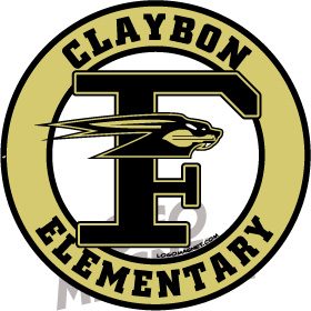 CLAYBON-ELEMENTARY-JACKRABBITS - Logo Magnet