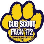 CUB-SCOUTS-PACK-172.jpg Custom Car Magnet - Logo Magnet