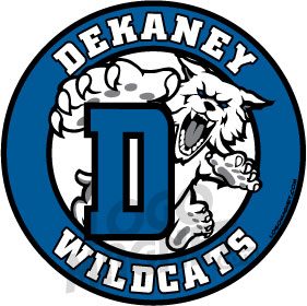 DEKANEY-WILDCATS.jpg Custom Car Magnet - Logo Magnet