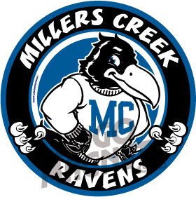 MILLERS-CREEK-RAVENS.jpg Custom Car Magnet - Logo Magnet